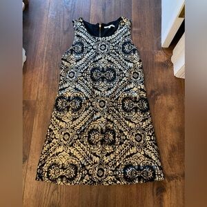 Miami black and gold sequin dress size m